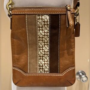 Coach Leather & Suede Crossbody Bag, Style No: J0693-10550